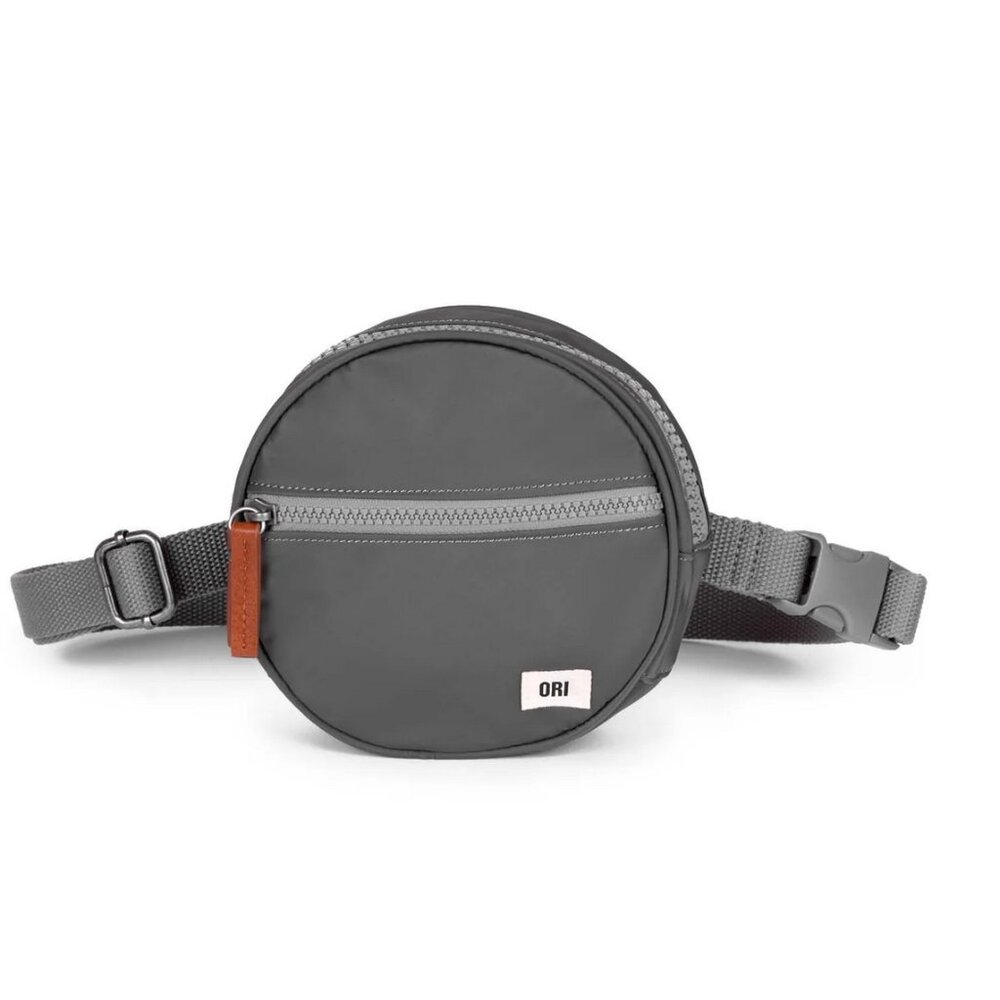 ORI London Paddington D Recycled Nylon Hip Bag - Graphite Grey